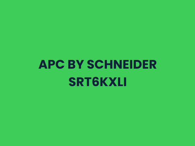 APC by Schneider APC Smart-UPS SRT 6000VA — UPS Systems in Pakistan