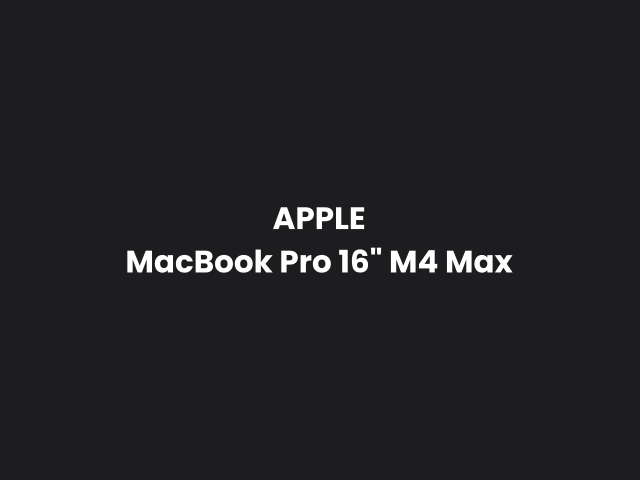 Apple Apple MacBook Pro 16" (M4 Max) — Laptops & Notebooks in Pakistan