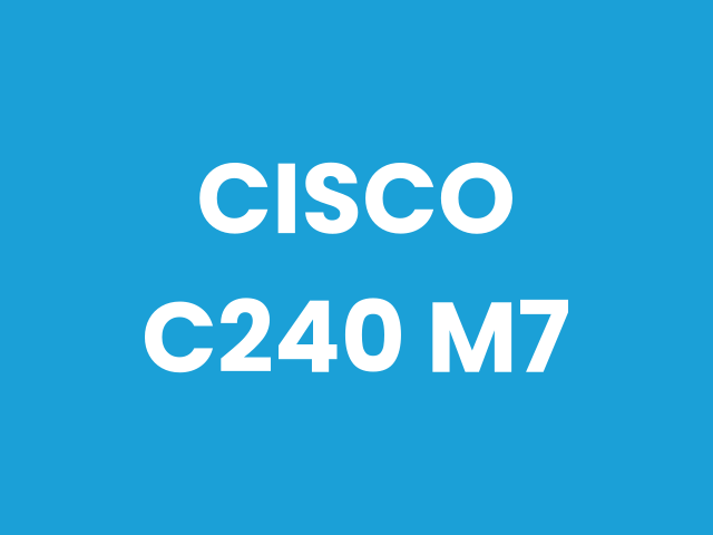 Cisco Cisco UCS C240 M7 Rack Server — Server Machines in Pakistan