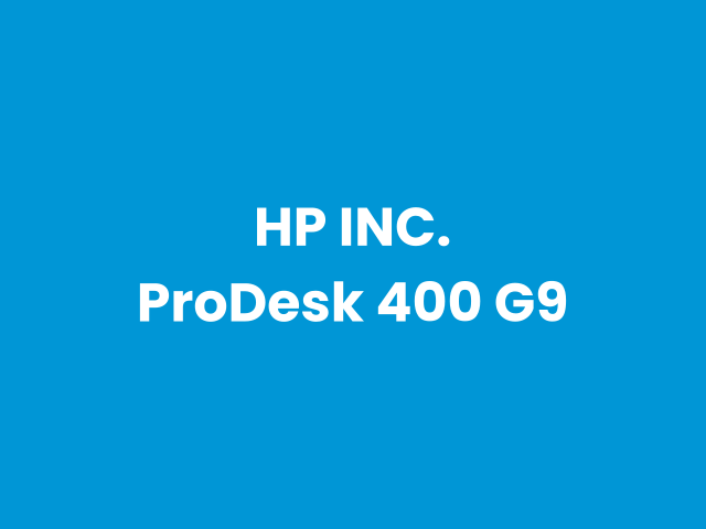 HP Inc. HP ProDesk 400 G9 — Desktop Computers in Pakistan