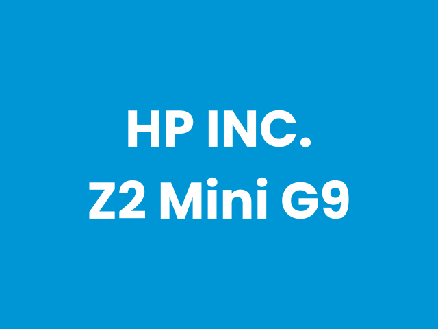 HP Inc. HP Z2 Mini G9 Workstation — Desktop Computers in Pakistan