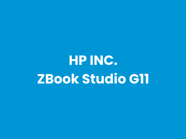 HP Inc. HP ZBook Studio G11 — Laptops & Notebooks in Pakistan